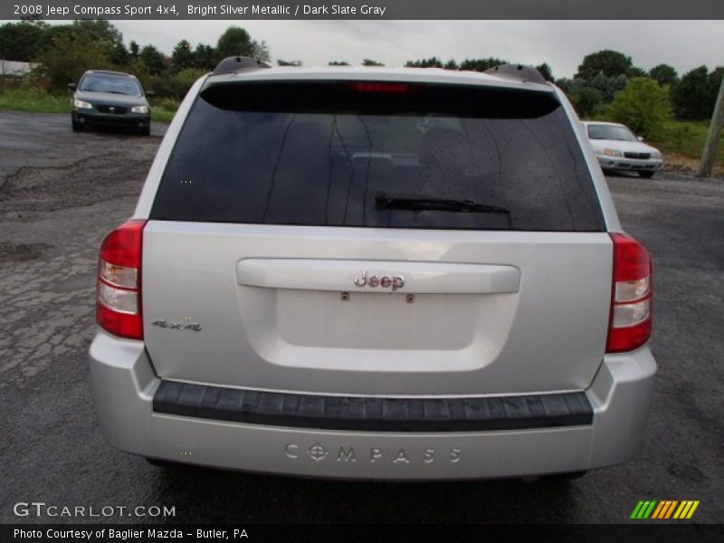 Bright Silver Metallic / Dark Slate Gray 2008 Jeep Compass Sport 4x4