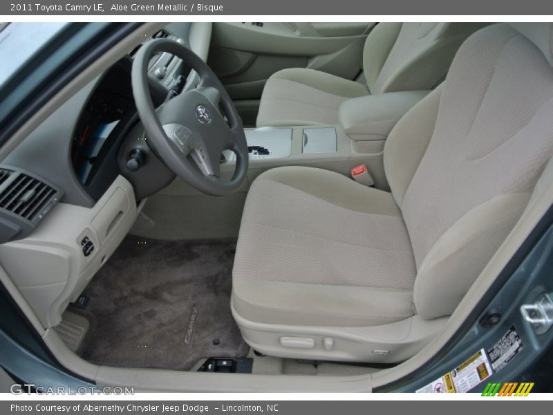 Aloe Green Metallic / Bisque 2011 Toyota Camry LE