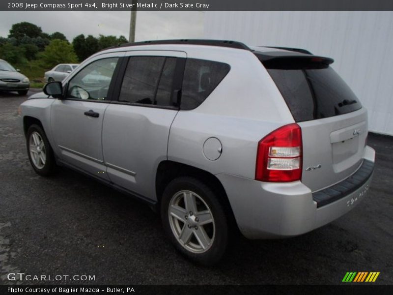 Bright Silver Metallic / Dark Slate Gray 2008 Jeep Compass Sport 4x4
