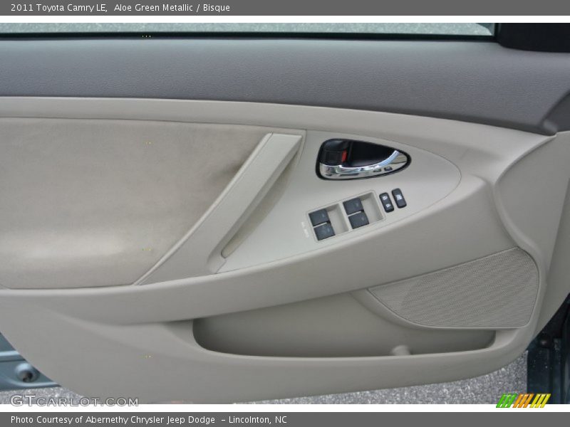 Aloe Green Metallic / Bisque 2011 Toyota Camry LE