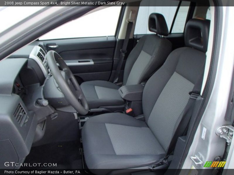 Bright Silver Metallic / Dark Slate Gray 2008 Jeep Compass Sport 4x4