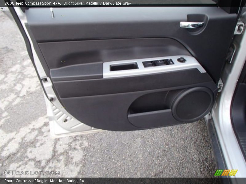 Bright Silver Metallic / Dark Slate Gray 2008 Jeep Compass Sport 4x4