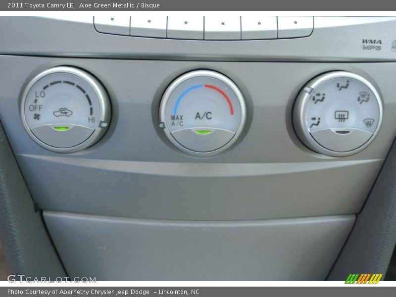 Aloe Green Metallic / Bisque 2011 Toyota Camry LE