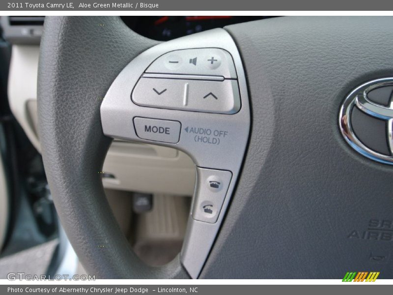 Aloe Green Metallic / Bisque 2011 Toyota Camry LE