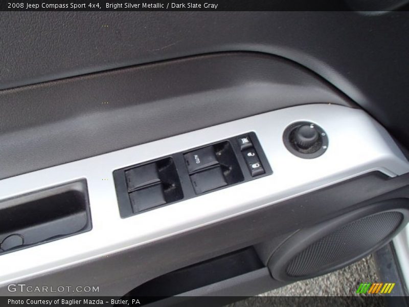Bright Silver Metallic / Dark Slate Gray 2008 Jeep Compass Sport 4x4