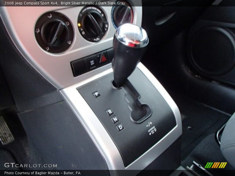 Bright Silver Metallic / Dark Slate Gray 2008 Jeep Compass Sport 4x4