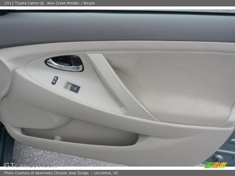Aloe Green Metallic / Bisque 2011 Toyota Camry LE