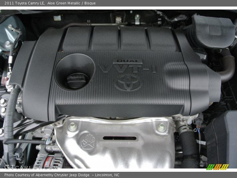 Aloe Green Metallic / Bisque 2011 Toyota Camry LE