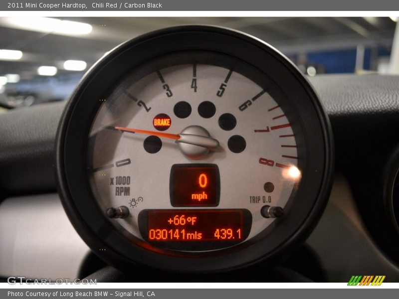 Chili Red / Carbon Black 2011 Mini Cooper Hardtop