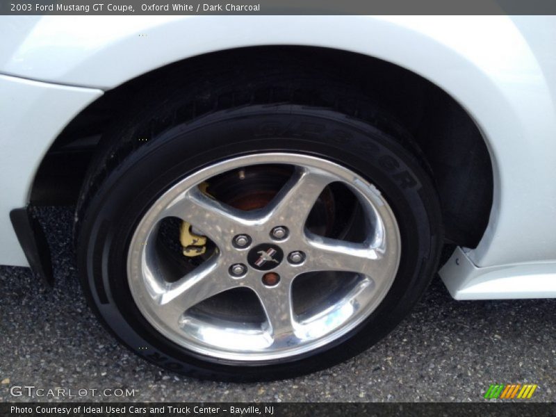 Oxford White / Dark Charcoal 2003 Ford Mustang GT Coupe