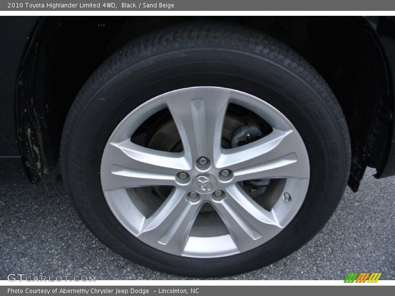 Black / Sand Beige 2010 Toyota Highlander Limited 4WD