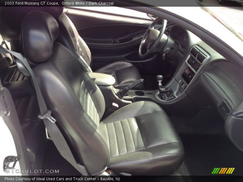 Oxford White / Dark Charcoal 2003 Ford Mustang GT Coupe