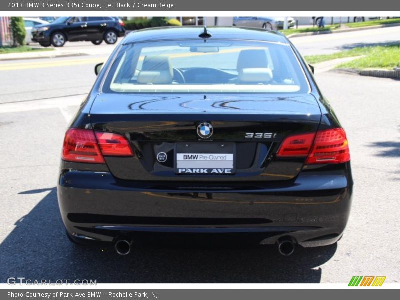 Jet Black / Cream Beige 2013 BMW 3 Series 335i Coupe