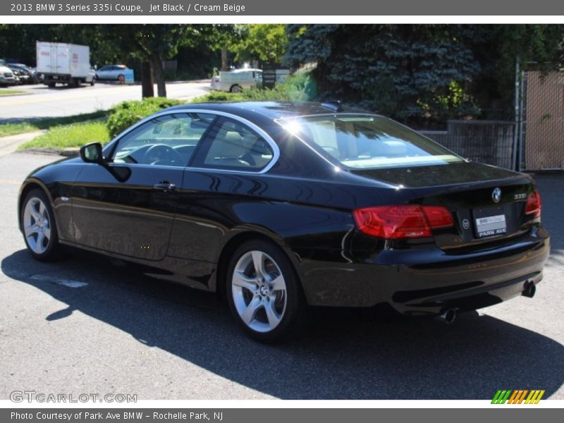 Jet Black / Cream Beige 2013 BMW 3 Series 335i Coupe