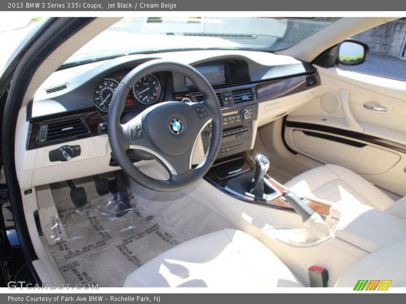 Jet Black / Cream Beige 2013 BMW 3 Series 335i Coupe