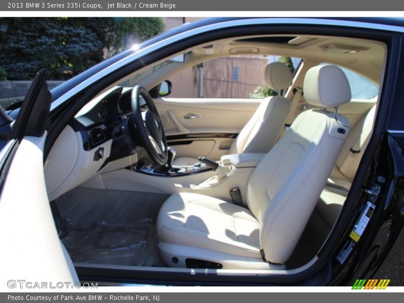 Jet Black / Cream Beige 2013 BMW 3 Series 335i Coupe