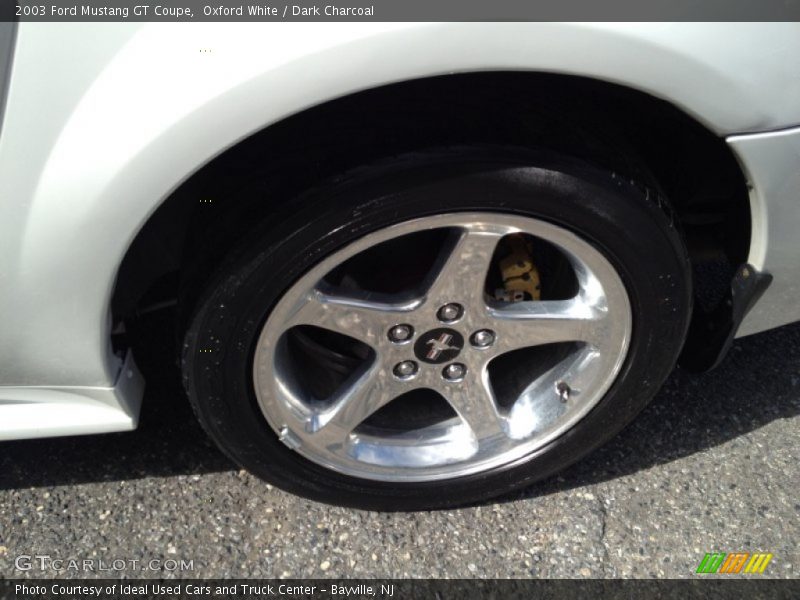 Oxford White / Dark Charcoal 2003 Ford Mustang GT Coupe