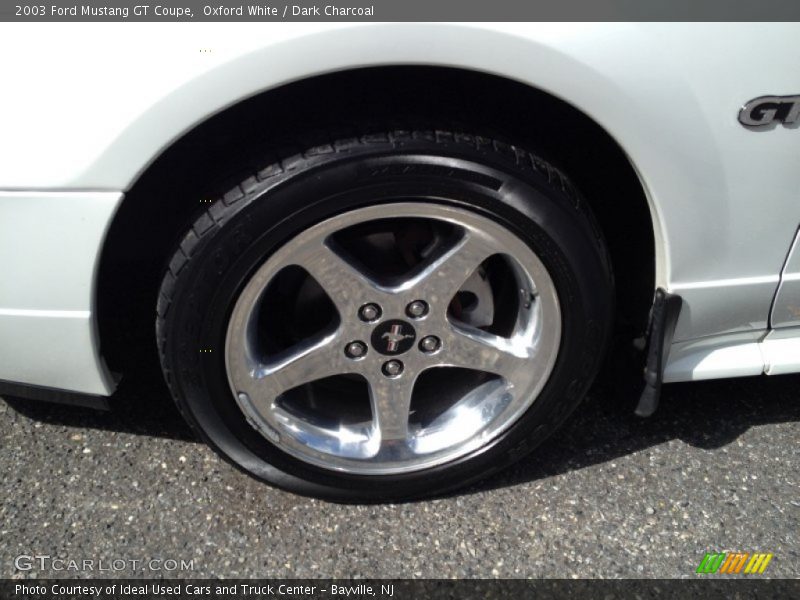 Oxford White / Dark Charcoal 2003 Ford Mustang GT Coupe