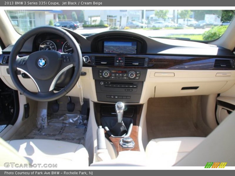 Jet Black / Cream Beige 2013 BMW 3 Series 335i Coupe