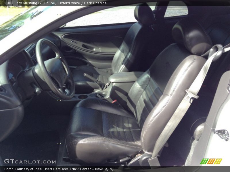 Oxford White / Dark Charcoal 2003 Ford Mustang GT Coupe