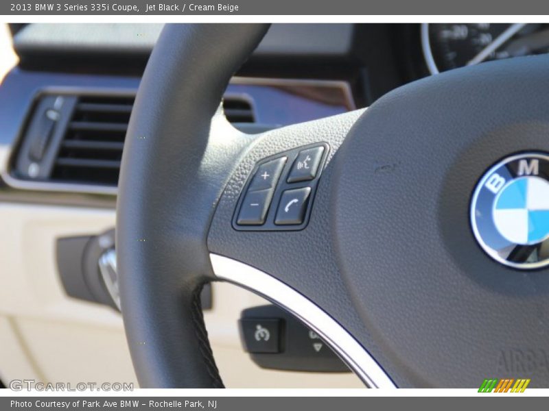 Jet Black / Cream Beige 2013 BMW 3 Series 335i Coupe