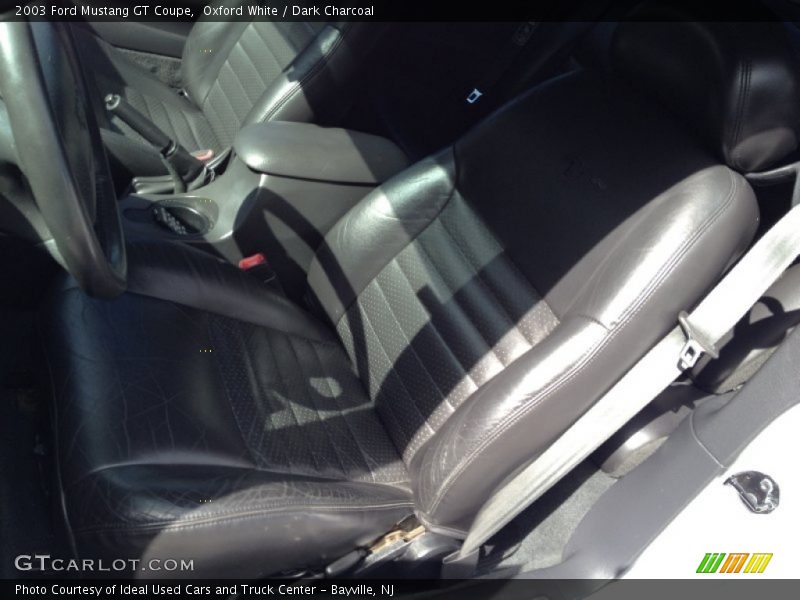 Oxford White / Dark Charcoal 2003 Ford Mustang GT Coupe
