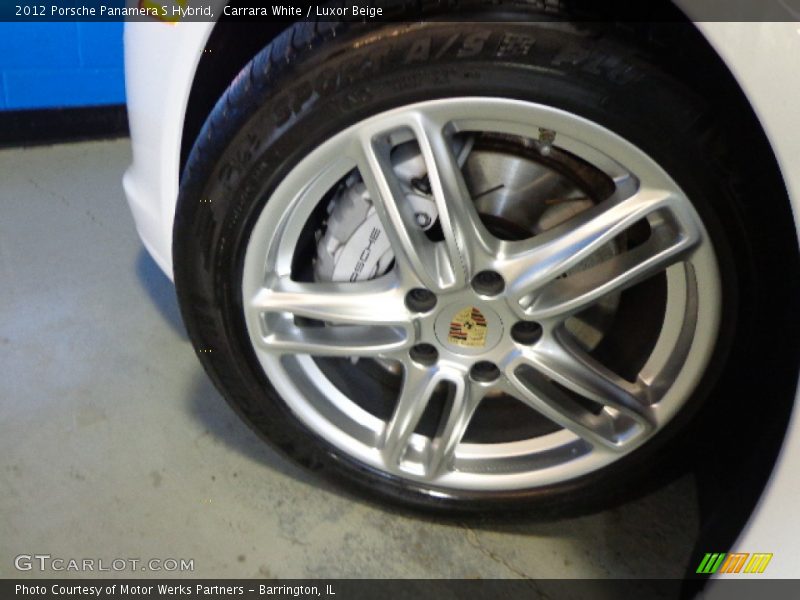 Carrara White / Luxor Beige 2012 Porsche Panamera S Hybrid