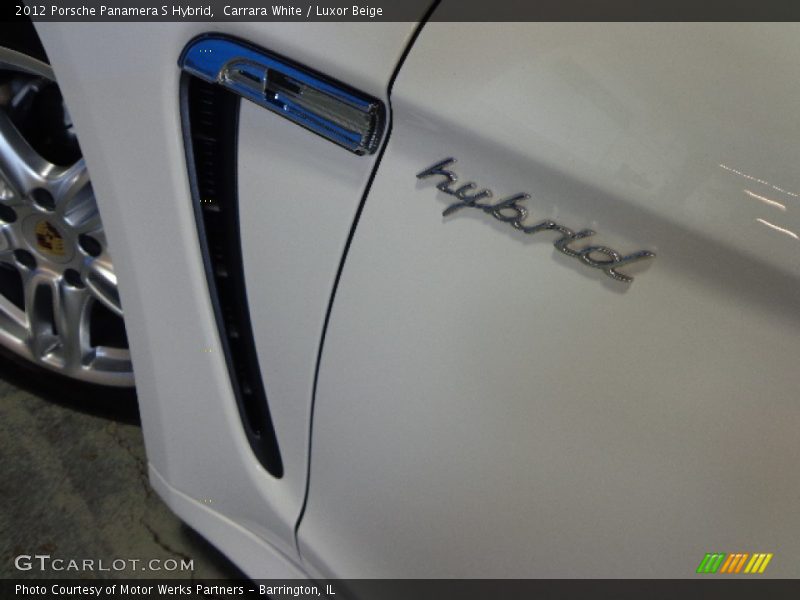 Carrara White / Luxor Beige 2012 Porsche Panamera S Hybrid