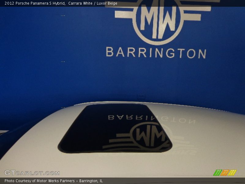 Carrara White / Luxor Beige 2012 Porsche Panamera S Hybrid
