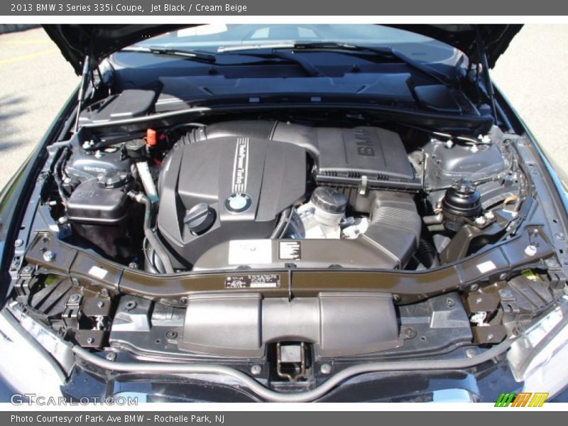Jet Black / Cream Beige 2013 BMW 3 Series 335i Coupe