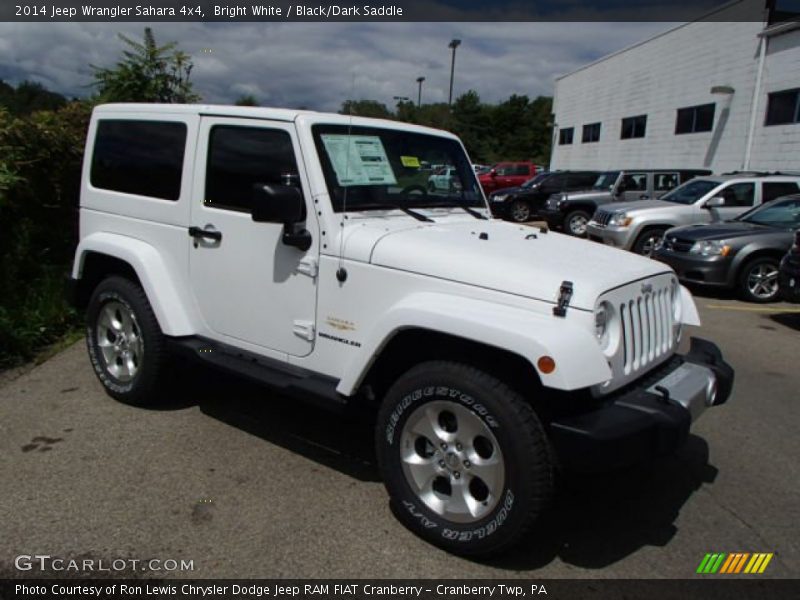 Front 3/4 View of 2014 Wrangler Sahara 4x4