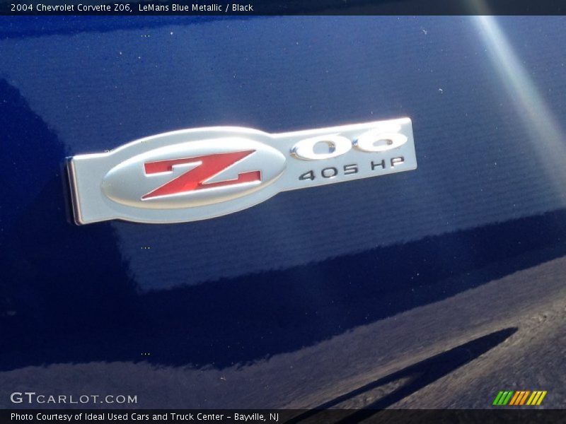 LeMans Blue Metallic / Black 2004 Chevrolet Corvette Z06