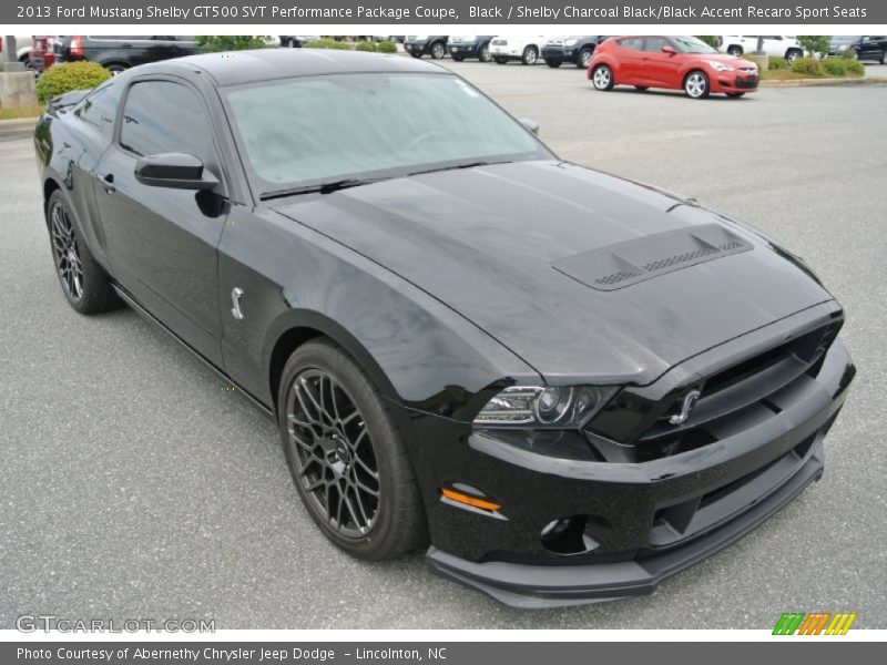 Front 3/4 View of 2013 Mustang Shelby GT500 SVT Performance Package Coupe
