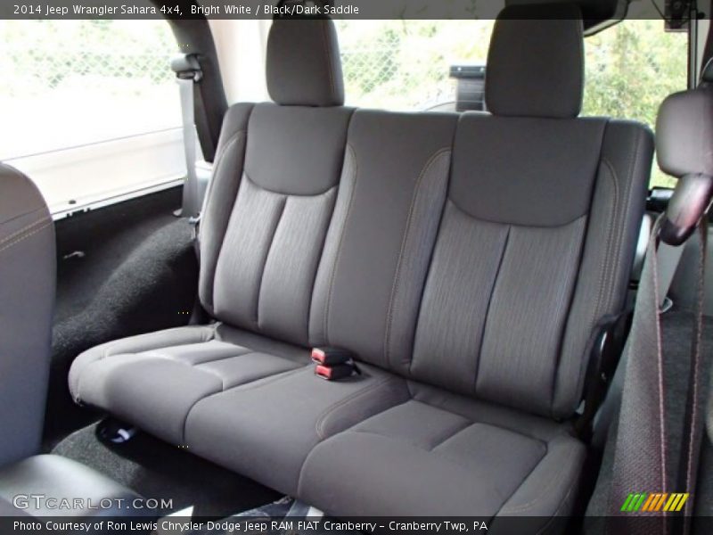 Rear Seat of 2014 Wrangler Sahara 4x4