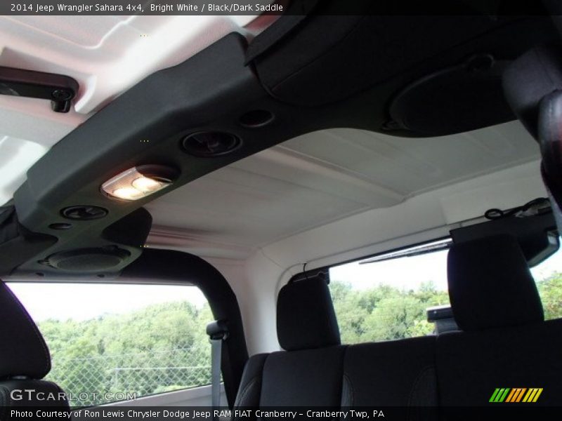 Bright White / Black/Dark Saddle 2014 Jeep Wrangler Sahara 4x4
