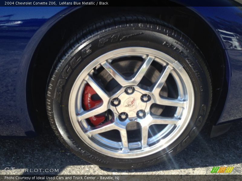 LeMans Blue Metallic / Black 2004 Chevrolet Corvette Z06