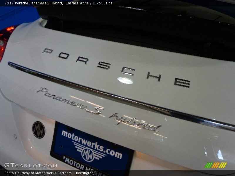 Carrara White / Luxor Beige 2012 Porsche Panamera S Hybrid