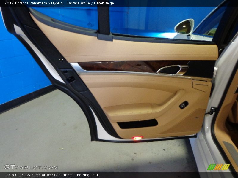 Carrara White / Luxor Beige 2012 Porsche Panamera S Hybrid