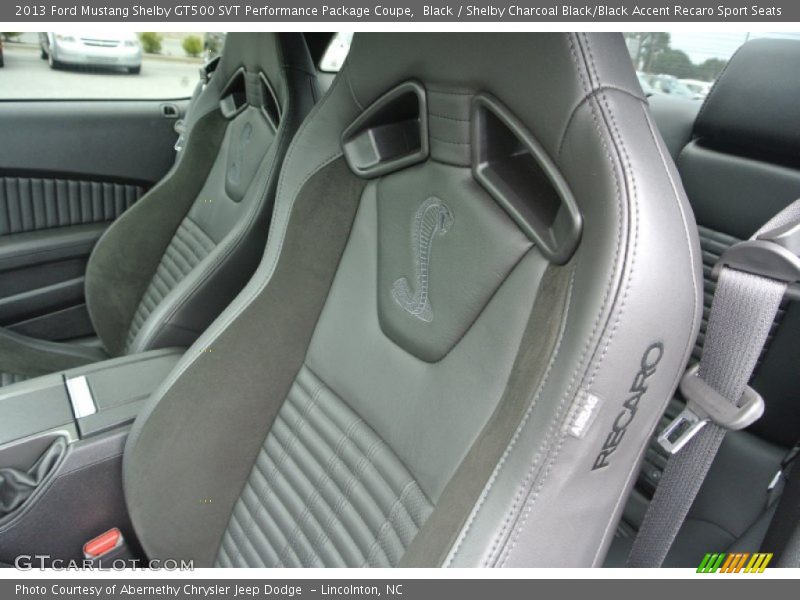 Front Seat of 2013 Mustang Shelby GT500 SVT Performance Package Coupe