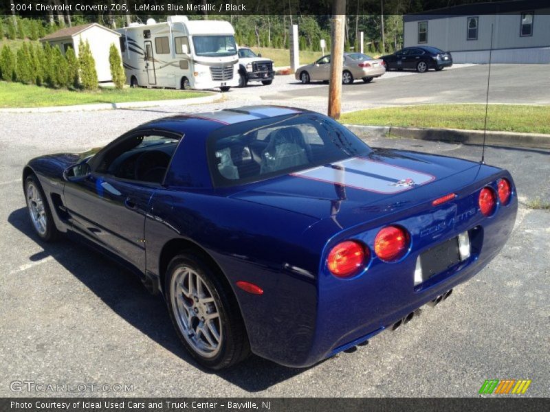 LeMans Blue Metallic / Black 2004 Chevrolet Corvette Z06