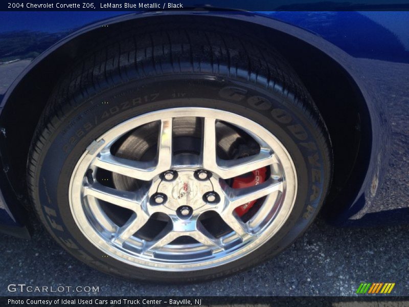 LeMans Blue Metallic / Black 2004 Chevrolet Corvette Z06