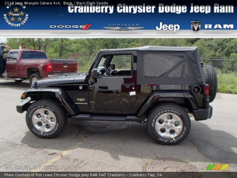 Black / Black/Dark Saddle 2014 Jeep Wrangler Sahara 4x4