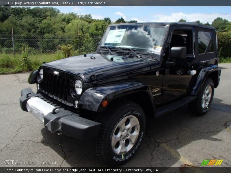 Black / Black/Dark Saddle 2014 Jeep Wrangler Sahara 4x4