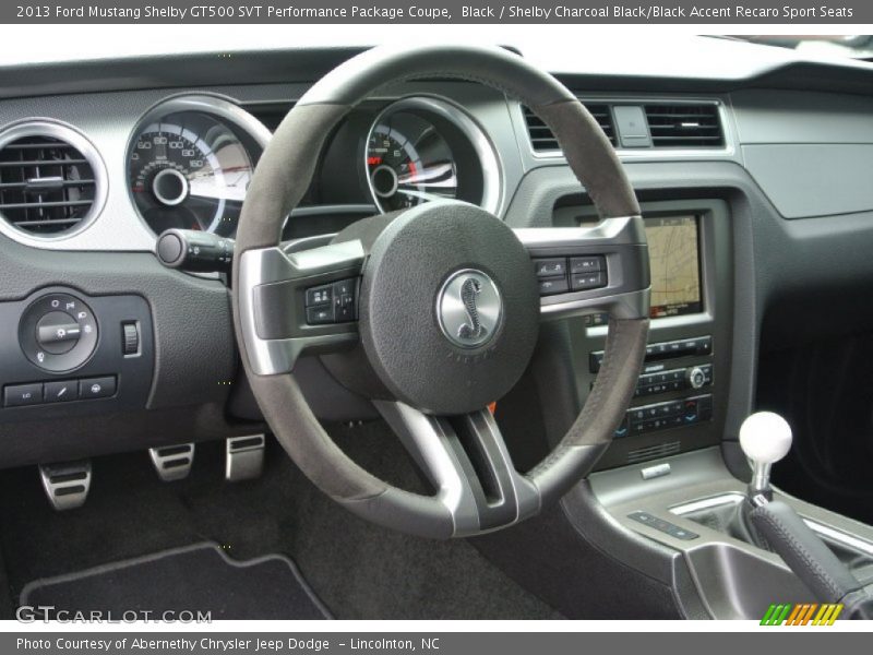  2013 Mustang Shelby GT500 SVT Performance Package Coupe Steering Wheel