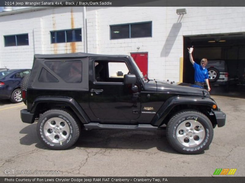 Black / Black/Dark Saddle 2014 Jeep Wrangler Sahara 4x4