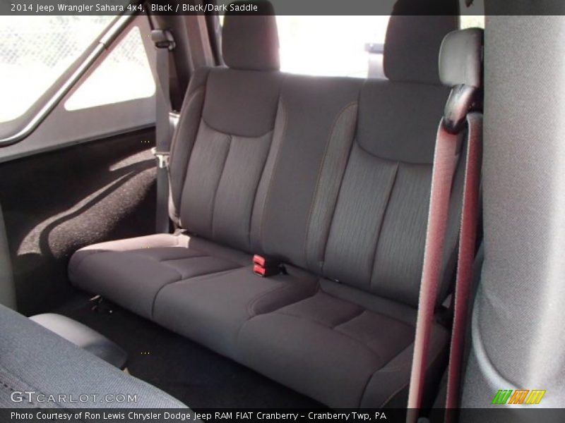 Rear Seat of 2014 Wrangler Sahara 4x4