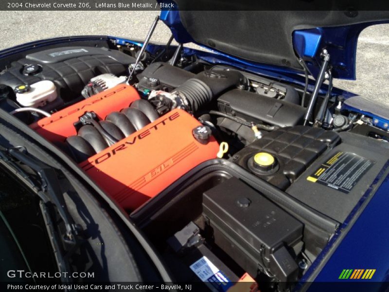 LeMans Blue Metallic / Black 2004 Chevrolet Corvette Z06