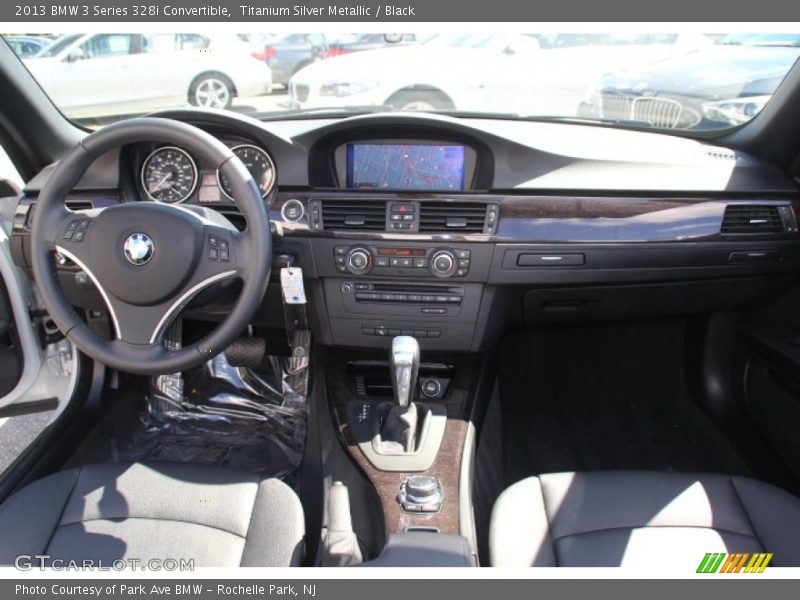 Titanium Silver Metallic / Black 2013 BMW 3 Series 328i Convertible