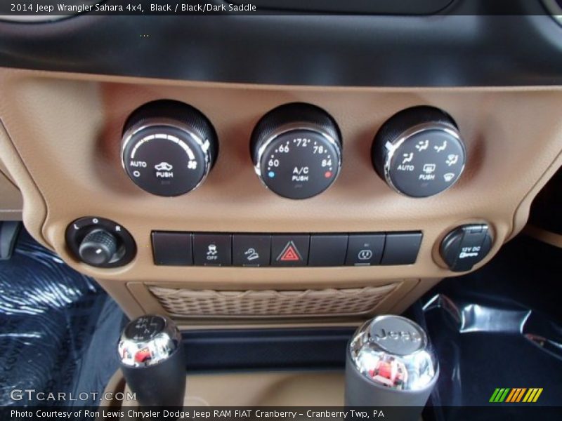 Black / Black/Dark Saddle 2014 Jeep Wrangler Sahara 4x4