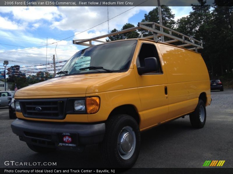 Fleet Yellow / Medium Flint Grey 2006 Ford E Series Van E350 Commercial